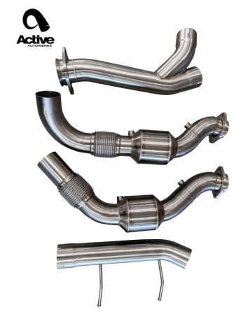 Active Autowerke 2017–2020 Ford F-150 3.5L EcoBoost GESI EPA-Compliant Catted Downpipes - 51-001