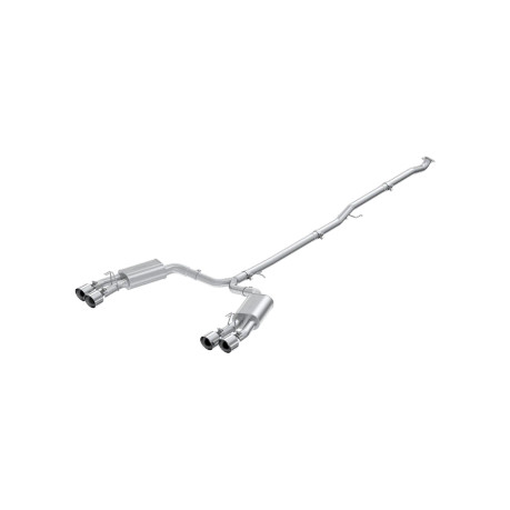 MBRP 21-23 Hyundai Sonata N Line 2.5L Turbo Aluminized Steel 2.5in Cat-Back w/ Quad Tips - mbrpS4715AL