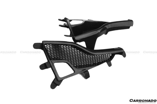 Carbonado 2010-2015 Ferrari 458 Coupe Spider OE Style Carbon Fiber Brake Lights Covers