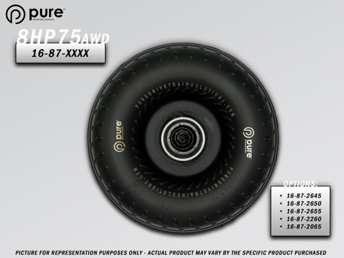 Pure Drivetrain PDS Billet Race Torque Converter pds16-87-2655