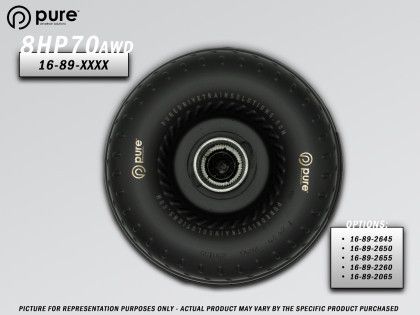 Pure Drivetrain  PDS Billet Race Torque Converter pds16-89-2260