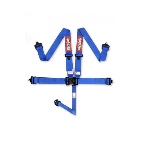 RaceQuip LNL 5PT 3IN SFI16.1 HARNESS BLUE - Blue - 3 in. Lap and Shoulder - 2 in. Sub 711021RQP
