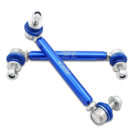 SuperPro 2013 Scion FR-S Base Front HD Adjustable End Link Set (12mm Studs 210mm-260mm Length) - sprTRC12160