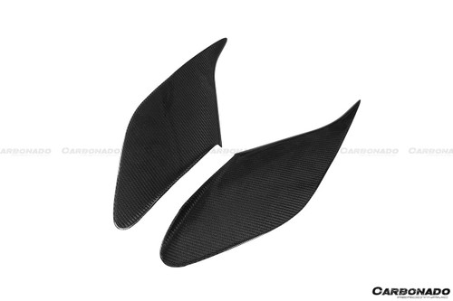 Carbonado 2015-2024 Ferrari 488 GTB Spider And F8 MSY Style Carbon Fiber Side Air Intake Flaps