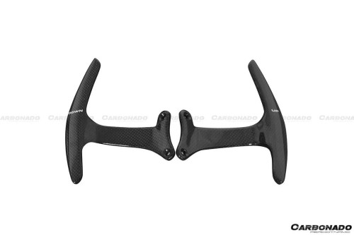 Carbonado 2015-2020 Ferrari 488 GTB & Spider OE Style Dry Carbon Fiber shift Paddle - 1X1DRYCF9503OE.SPD