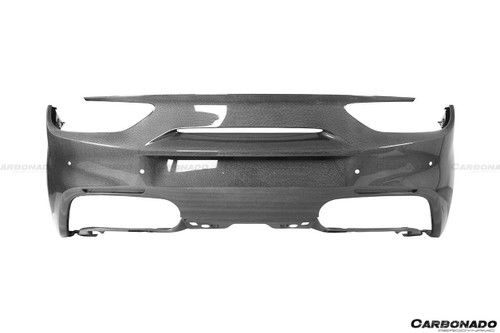 Carbonado 2015-2020 Ferrari 488 GTB Spider OE Style Carbon Fiber Rear Bumper