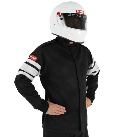 RaceQuip Multi Layer Fire Suit Jacket - Black - XL 121006RQP