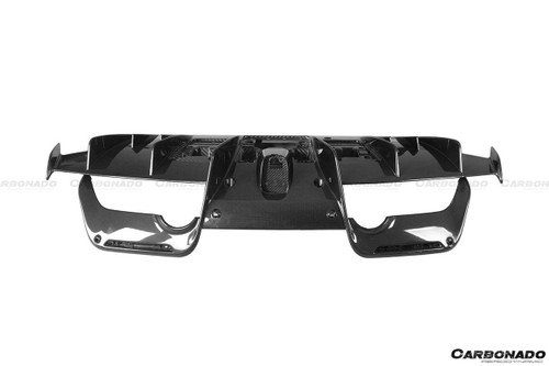 Carbonado 2018-2020 Ferrari 488 Pista OEM Style Carbon Fiber Rear Diffuser