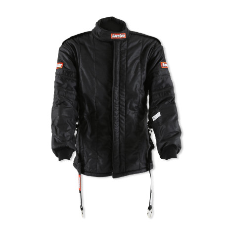 RaceQuip Nomex Multi Layer Fire Suit Jacket - Black - Large 91919959RQP