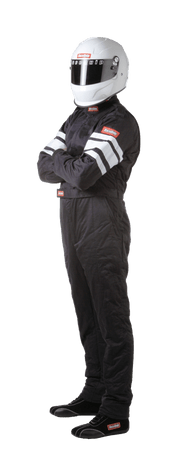 RaceQuip One Piece Multi Layer Fire Suit - Black - 2XL 120007RQP