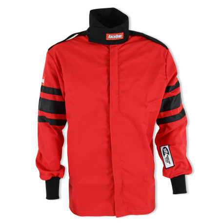 RaceQuip Single Layer Fire Suit Jacket - Red - Small 111012RQP