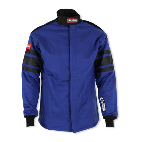 RaceQuip Multi Layer Fire Suit Jacket - Blue - Medium 121023RQP