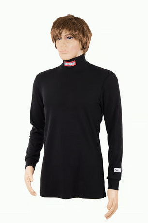 RaceQuip SFI3.3 Base Layers Fire Retardant Shirt - Black - 3X-Large 421998RQP