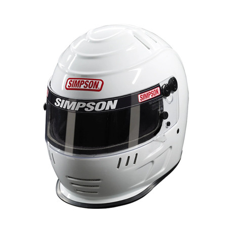 Simpson Racing Speedway Shark Racing Helmet - 7 3/8 - White 7707381