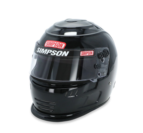 Simpson Racing Speedway Shark Racing Helmet - 7 5/8 - Black 7707582