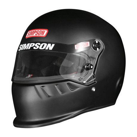 Simpson Racing Vudo Helmet - 2X-Large - Matte Black - SA2025 9950058