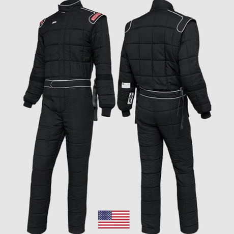 Simpson Racing Racing Suit - XL - Black 4802441