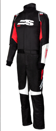 Simpson Racing AIRSPEED SUIT Black/Red/White Small AS02121