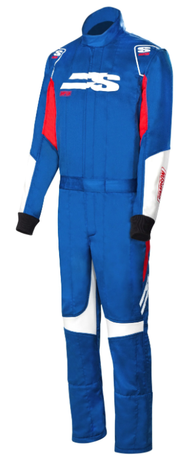 Simpson Racing AIRSPEED SUIT Blue/Red/White XL AS04421