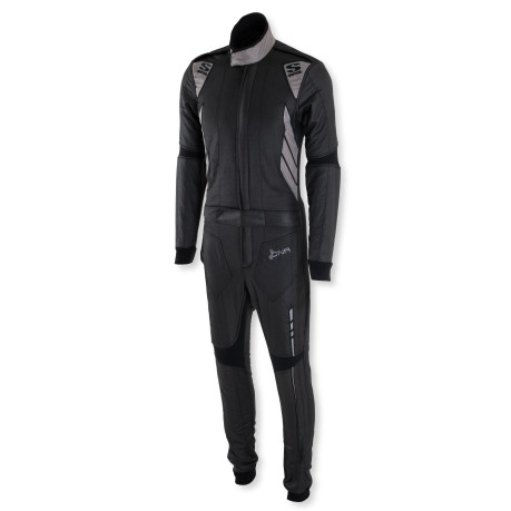 Simpson Racing DNA SLT Racing Suit - Large - Black - FIA 8856-2018 - SFI 3.2A/5 F302361