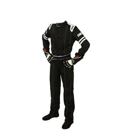 Simpson Racing Legend II Youth Racing Suit - X-Small - Black/Black LY22071