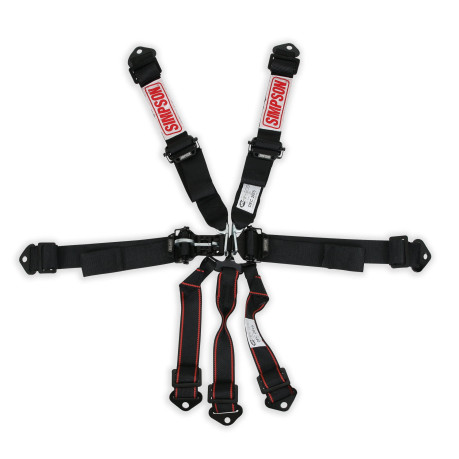 Simpson  Racing Latch & Link Harness 2" Double Pull down SFI 16.1 12LD7WB