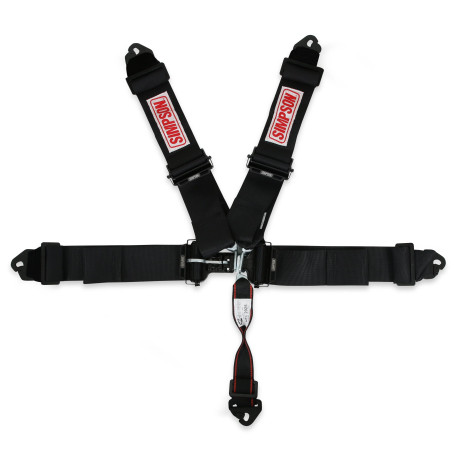 Simpson Racing Latch & Link Harness 3" Double Pull down SFI 16.1 - 5-point, Clip in 13LD5WC