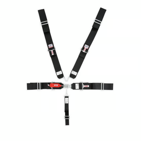 Simpson Racing Sport Latch and Link Harness - 55" - Black - SFI 16.1 29043BK