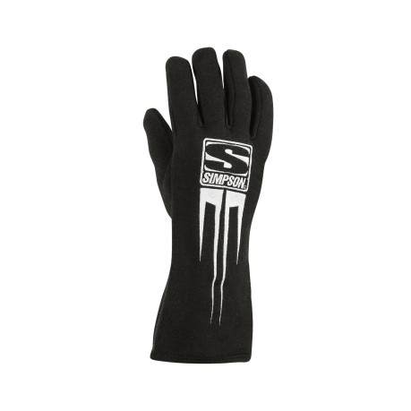 Simpson Racing Predator Gloves - Small - Black - SFI 3.3/5 20800SK
