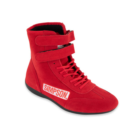 Simpson Racing Hightop Shoes SIZE 11 Red 28110R