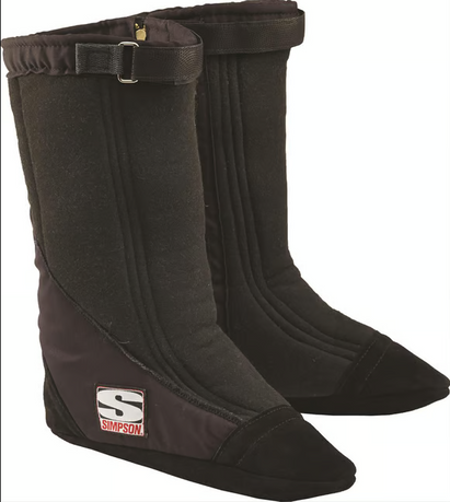 Simpson Racing Holeshot-22 Drag Boot - Black - Extra Large - Approx. foot size 11 1/2 - 13 37021XK