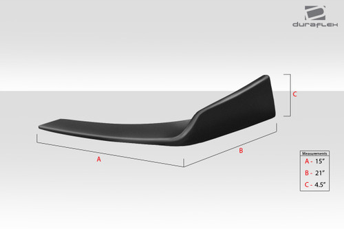 Duraflex Universal Front / Rear Type 1 Winglet Splitters - 2 Piece (S) - 114457