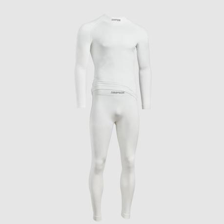 Simpson Racing Pro-Fit Base Layers - Long Sleeve Top - XL / XXL - Black 20193XZK