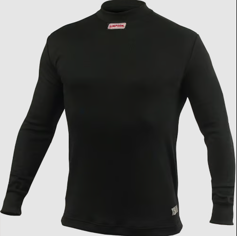 Simpson Racing CarbonX® Ultimate™ Underwear - Black - Long Sleeve - XXL 20600Z