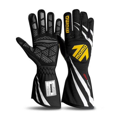 Momo Gloves Corsa Pro Night Black 08 Fia 8856-2018 momGUCORPROBLK08