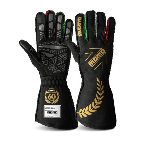 Momo Gloves Corsa Pro Night Black 10 Fia 8856-2018 momGUCORPROBLK10