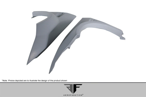 AF-5 2008-2013 BMW M3 E92 2DR Coupe Wide Body Front Fenders ( GFK ) - 2 Piece - 112893