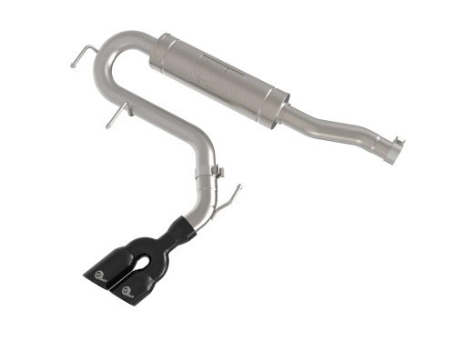 aFe Rebel Series 2-1/2 IN Stainless Steel Cat-Back Exhaust System w/ Black Tip for  Ford Maverick 22-26 L4-2.5L FWD afe49-33155-B