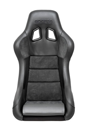 Sparco Seat QRT Performance Leather/Alcantara Black (Must Use Side Mount 600QRT) spa008012RPNR