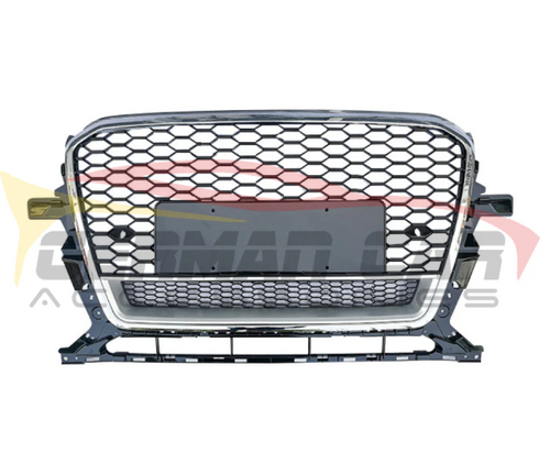 German Car Accessories 2013-2017 Audi RSQ5 Style Honeycomb Grille with Lower Mesh B8.5 Q5/SQ5