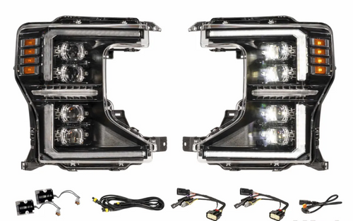 Morimoto XB Evo Hybrid Headlights: 20-22 Super Duty (Set) LF2-508Y
