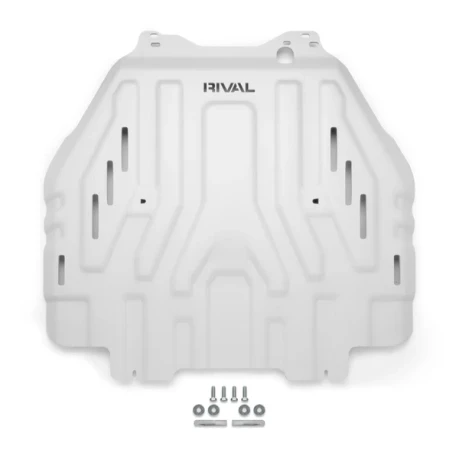RIVAL Aluminum Transmission Catalytic Converter Skid Plate 2024-2026 Toyota Tacoma Hybrid 2024-2026 Toyota Land Cruiser 2025-2026 Toyota 4Runner Hybrid 2022-2026 Toyota Tundra Hybrid 2022-2026 Toyota Sequoia rll2333.9569.3.6