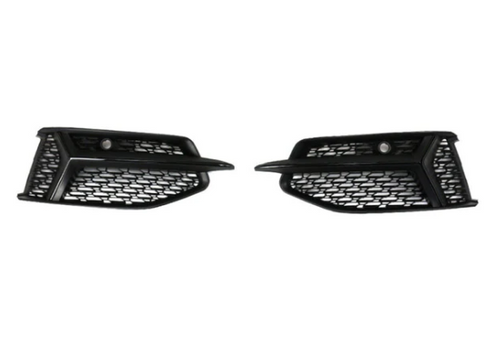 German Car Accessories 2019+ Audi RS6 Style Fog Light Grilles C8 A6/S6