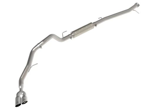 aFe Vulcan Series 3 IN 304 Stainless Steel Rear-Side Exit Exhaust System w/ Polished Tip for Ford Ranger/Ranger Raptor 22-26 L4-2.0L (td) afe49-33156-P