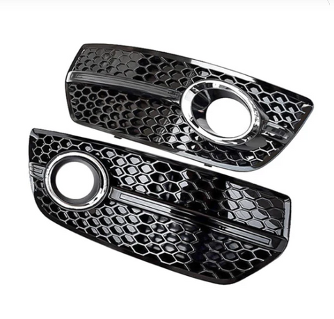 German Car Accessories 2009-2012 Audi RSQ5 Style Fog Light Grilles B8 Q5/SQ5