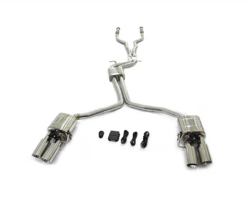 German Car Accessories 2008-2012 Audi S5 Valved Sport Exhaust System B8 S5 Coupe