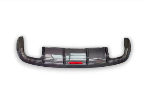 German Car Accessories 2021-2024 Audi Q5/SQ5 Carbon Fiber Rear Diffuser with LED Brake Light B9.5