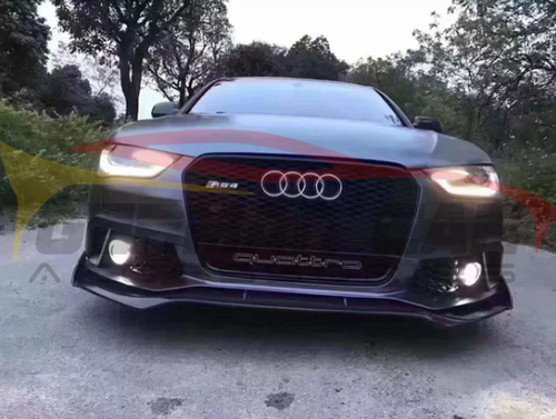 German Car Accessories 2013-2016 Audi A4/S4 Carbon Fiber C Style Front Lip B8.5