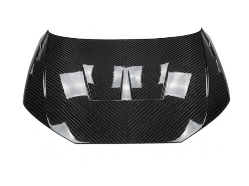 German Car Accessories 2017-2025 Audi A4/S4/RS4 V2 Style Carbon Fiber Hood B9/B9.5