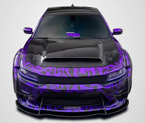 Carbon Creations 2015-2023 Dodge Charger Demon Look Hood - 1 Piece - 115679